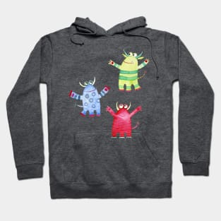 Watercolor Monsters Hoodie